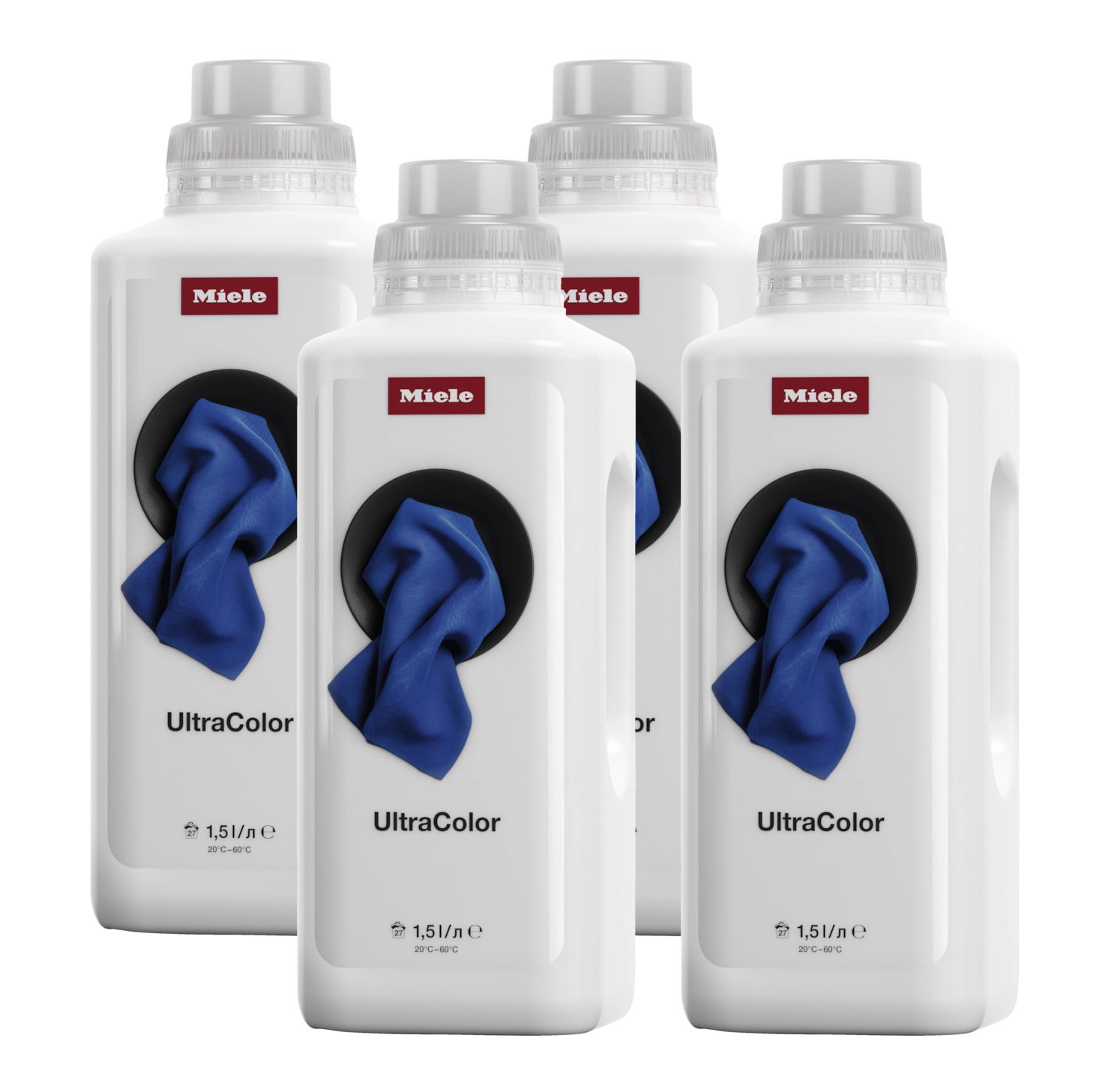 Набор для стирки цветного белья UltraColor Aqua WA UC 1501 L 1,5лх4 шт. Miele в официальном магазине Miele в Тюмени, доставка в пределах Тюмени и России. Артикул 12647690. Лучшие цены, самый большой каталог в России, техника в наличии, быстрая доставка. Набор для стирки цветного белья UltraColor Aqua WA UC 1501 L 1,5лх4 шт. Miele купить в Тюмени | Всегда в наличии! | Артикул 12647690 | Официальный сайт