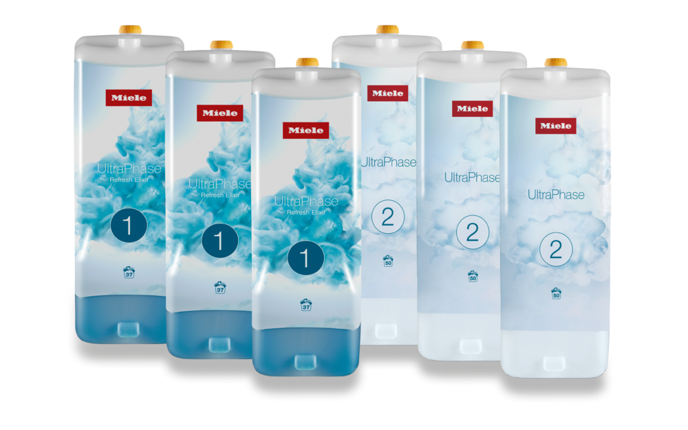 Набор картриджей для стирки UltraPhase Refresh Elixir (6 шт) Miele купить в Тюмени | Всегда в наличии! | Артикул 11615140 | Официальный сайт
