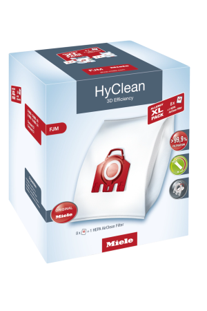 Комплект мешков пылесборников Allergy XL Pack 2 HyClean FJM + фильтр HA 50 Miele купить в Тюмени | Всегда в наличии! | Артикул 10632910 | Официальный сайт