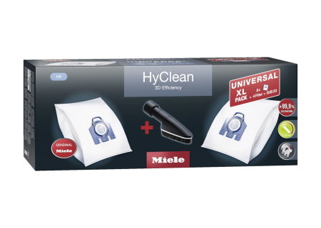 Комплект мешков-пылесборников Universal XL pack HyClean 3D GN Miele купить в Тюмени | Всегда в наличии! | Артикул 11476550 | Официальный сайт