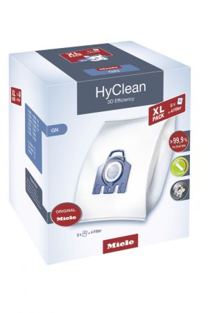 Комплект мешков пылесборников XL GN HyClean 3D Miele купить в Тюмени | Всегда в наличии! | Артикул 10455000 | Официальный сайт