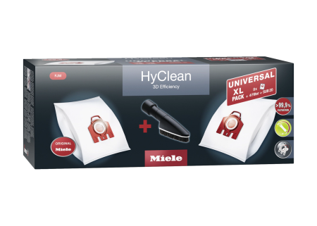 Комплект мешков-пылесборников Universal XL pack HyClean 3D FJM Miele купить в Тюмени | Всегда в наличии! | Артикул 11476580 | Официальный сайт